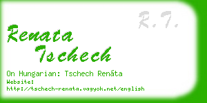 renata tschech business card